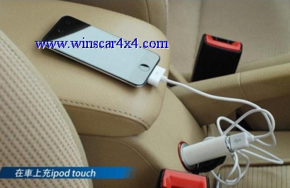 汽车充电器苹果8合一 手机车载充电器 带USB口 8合1带iphone